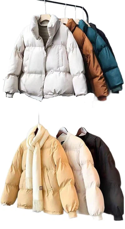 Jackets curtos de puffer - várias cores e estilos